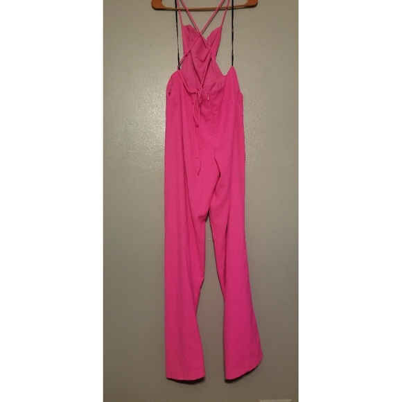 Forever 21 Pants & Jumpsuits Hot Pink Jumpsuit Poshmark